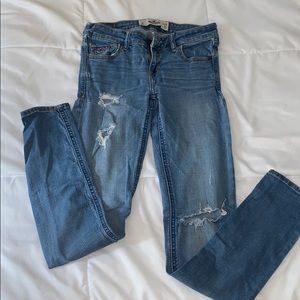 Hollister ripped jeans